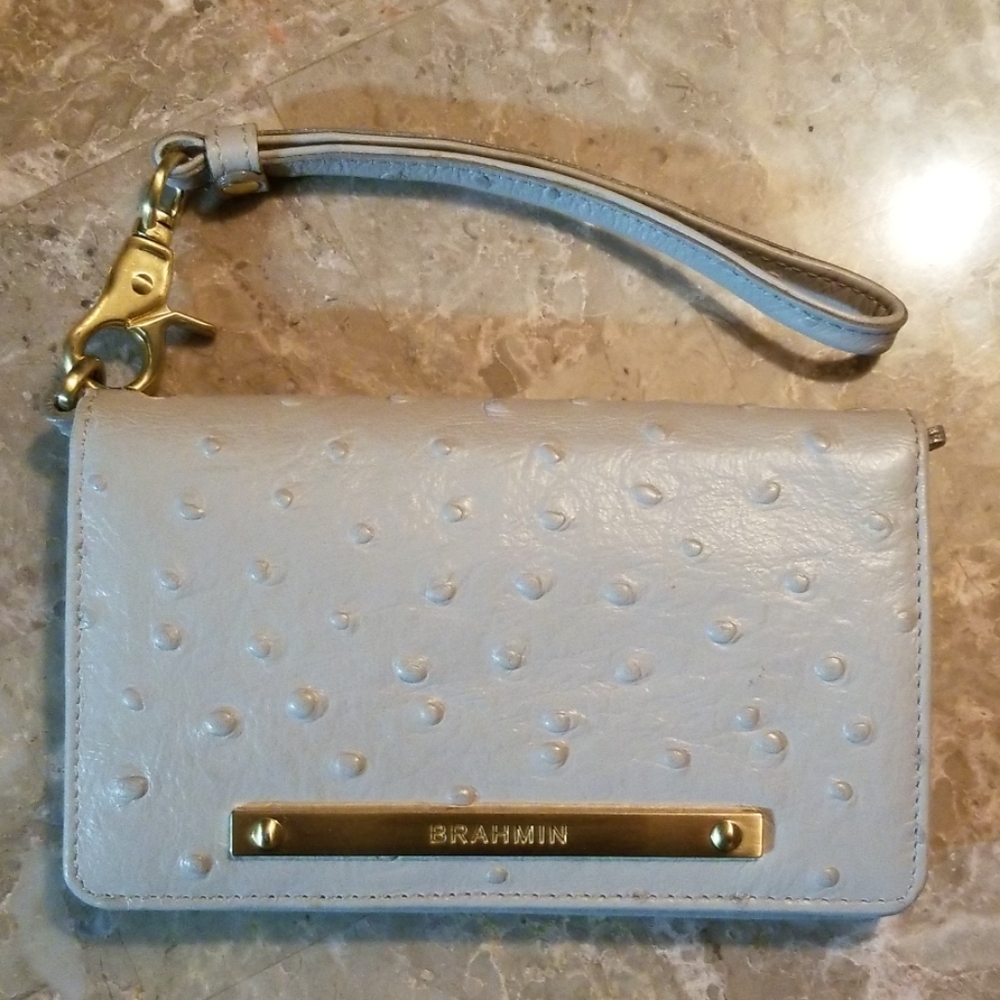 Brahmin Wristlet Wallet - Color is Gray